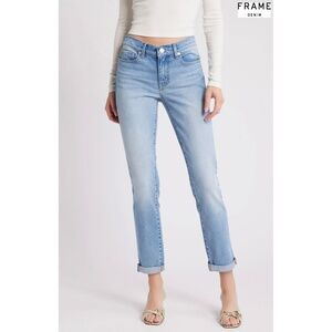 Frame Denim NWT Le Garçon Eve Straight Leg Jeans. Size 26